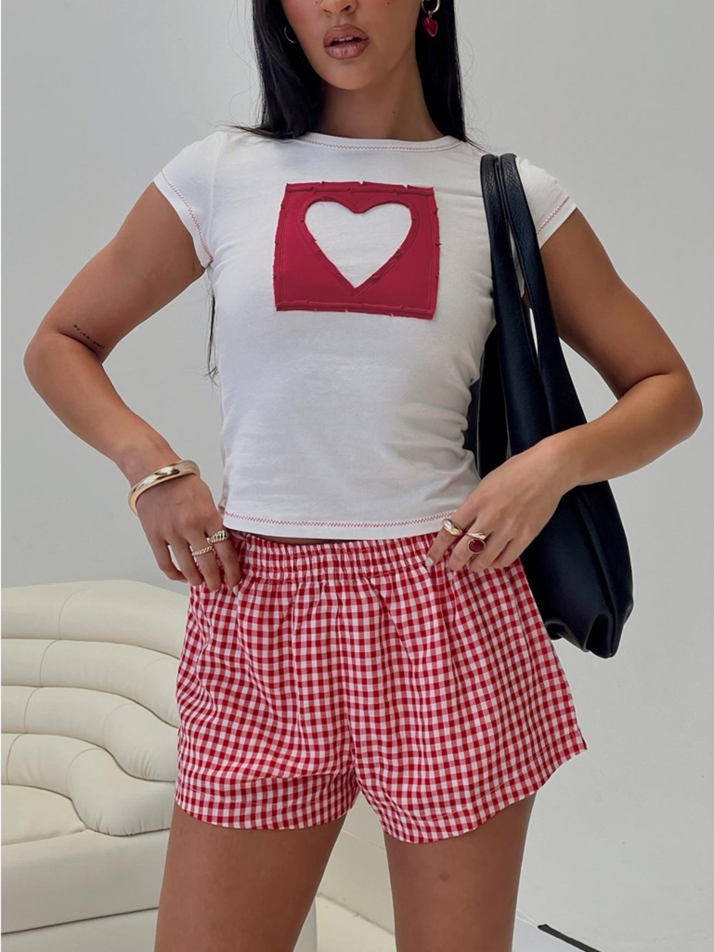 Princess Polly Were Lovers Baby Tee